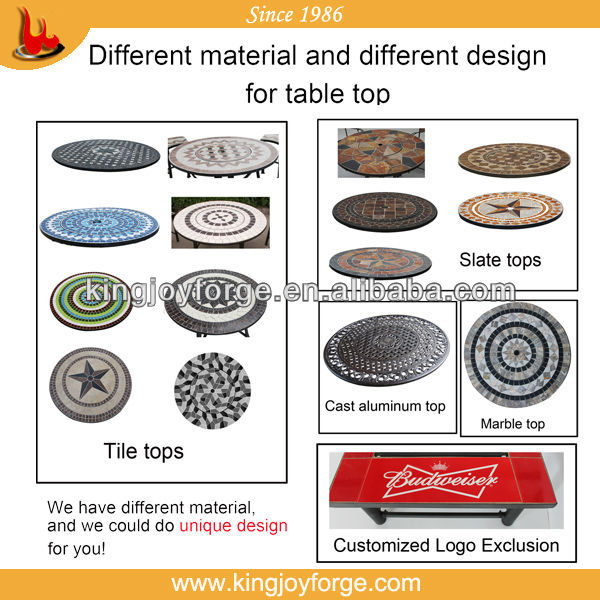 ourdoorfirepitバーベキューテーブルのモザイクパターンテーブルトップ問屋・仕入れ・卸・卸売り