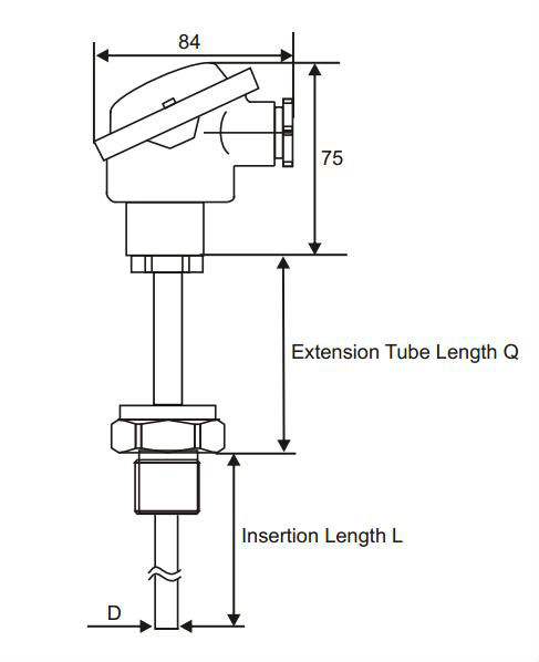 Universal integrated temperature transmitter LG200-K