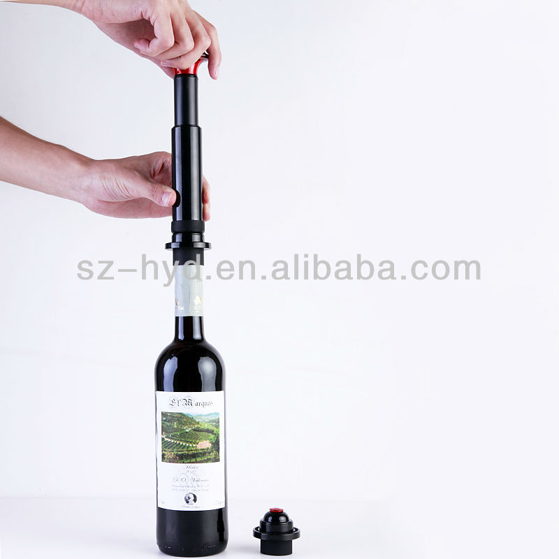 デザイナープラスチック品質を備えた真空ワインストッパーワイン直接中国工場からfda、 lfbg承認(。 nt- wo02)問屋・仕入れ・卸・卸売り