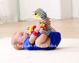 2011普及した赤ん坊のおもちゃ、赤ん坊の手首のラッセル音、リストバンド問屋・仕入れ・卸・卸売り