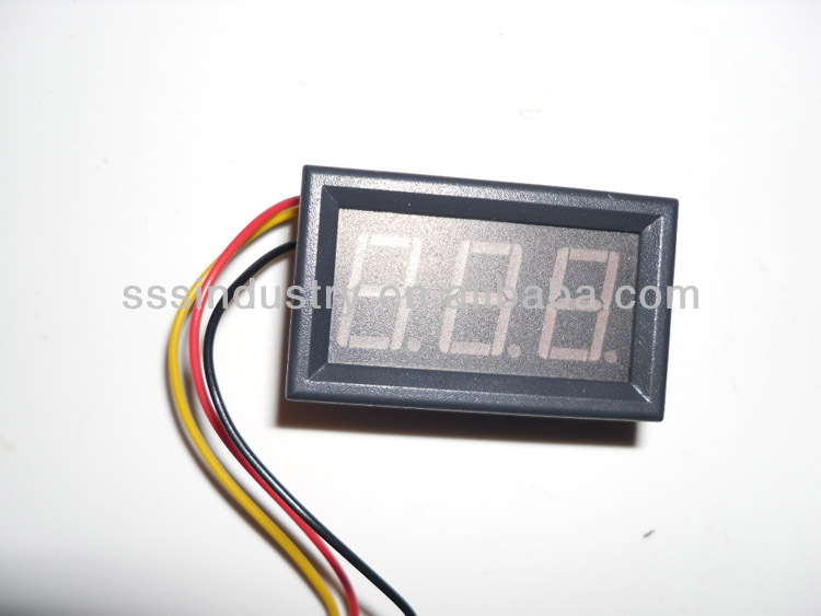 赤0.563ビットの『 4.5-30vdcディスプレイled電圧デジタルパネル電圧計問屋・仕入れ・卸・卸売り