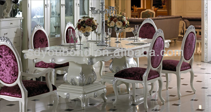 Italia diseño de muebles de madera maciza de haya 0036 comedor ...