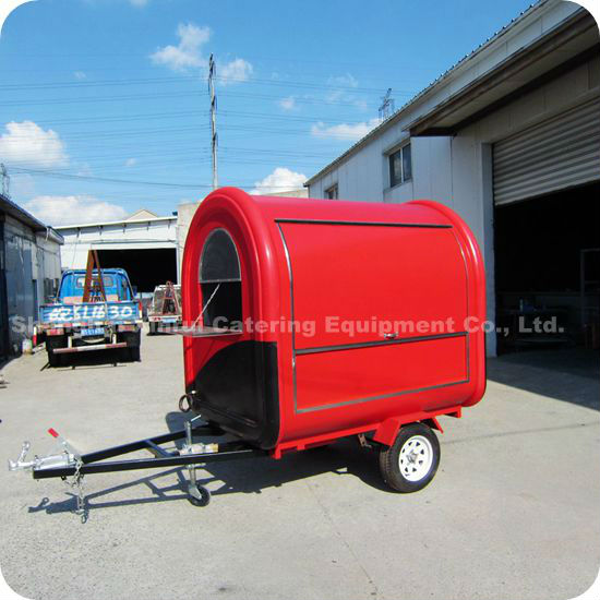 2014 Popular Using Mobile Fibreglass Chocolate Milkshake Bean Food Service Trailer Cart XR-FC220 B