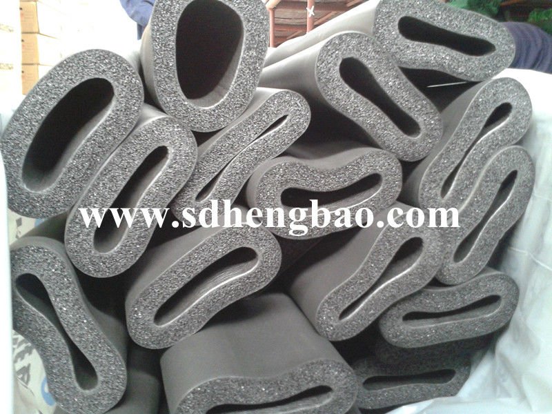 Air conditioning tube insulation material