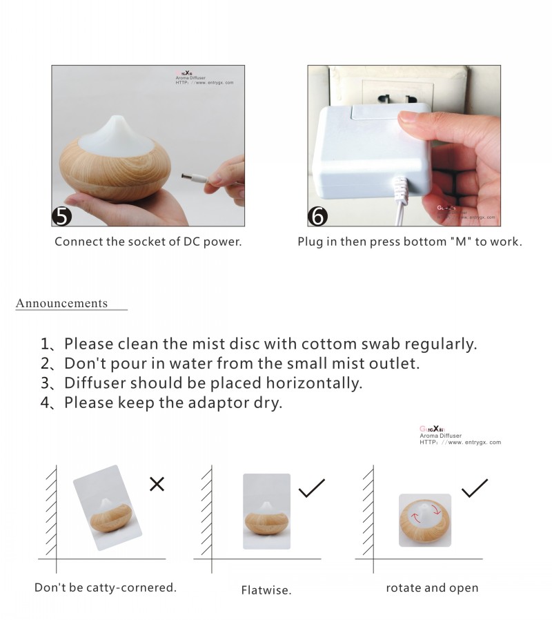 2014 light wood aroma diffuser/essential oil diffuser/sunflower oil