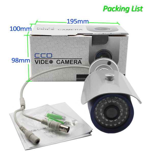 2013ホット!!! 70メートルir長距離防水cctvのカラーir防水カメラ( 700tvl、 600tvl、 480tvl、 420tvl)問屋・仕入れ・卸・卸売り