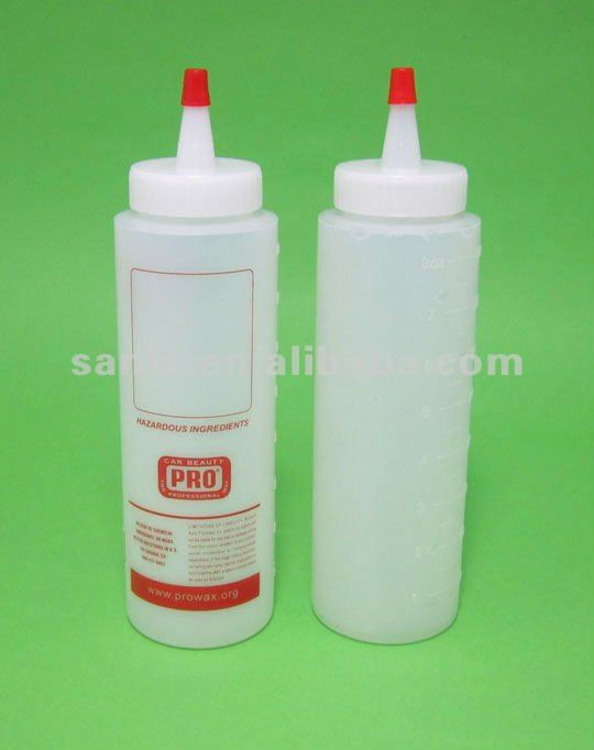 Cylinder squeeze bottles with long tip cap