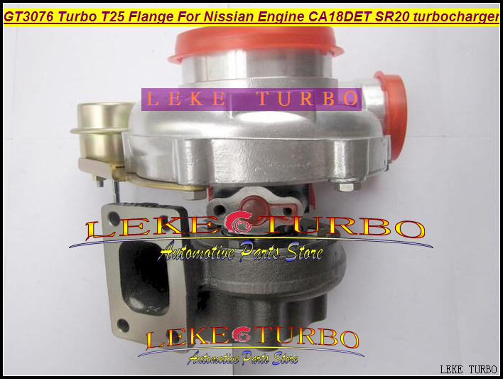 GT3076 Turbo T25 Flange For Nissian Engine CA18DET SR20 Turbocharger (4)