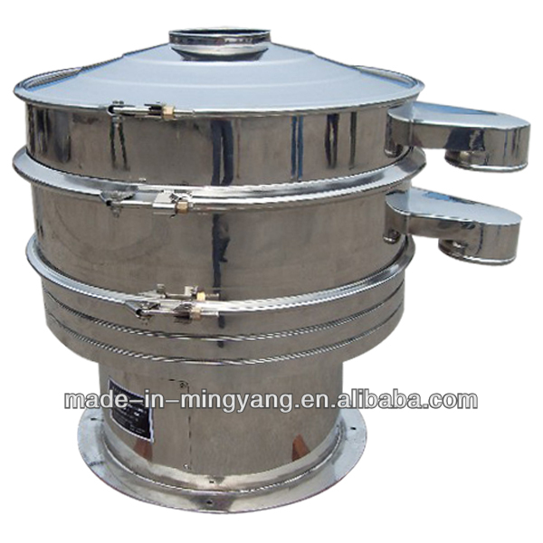 self-cleaning circular sieving machine for desiccated coconut made in MingYang