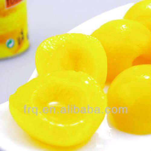 canned yellow peach in syrup