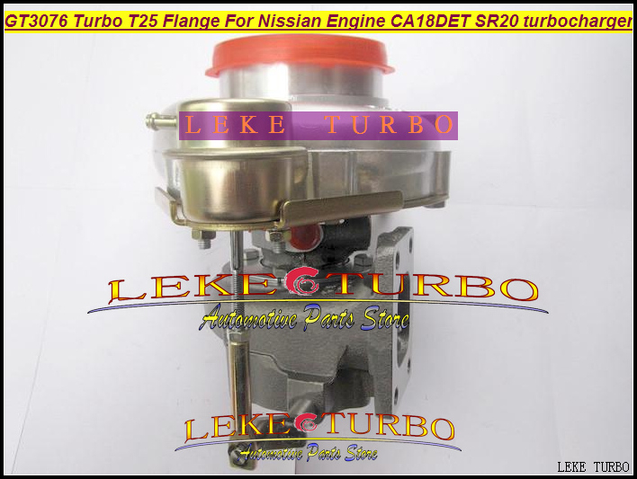 GT3076 Turbo T25 Flange For Nissian Engine CA18DET SR20 Turbocharger (5)