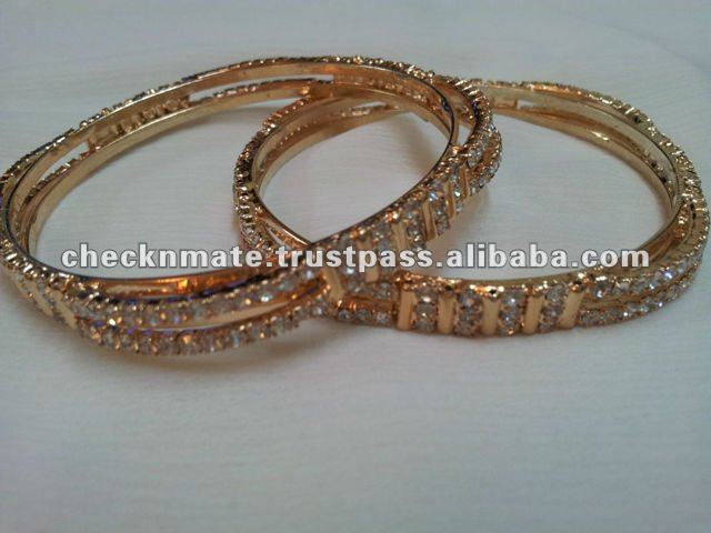 Kuwait fashion jewelry gold bangles designs