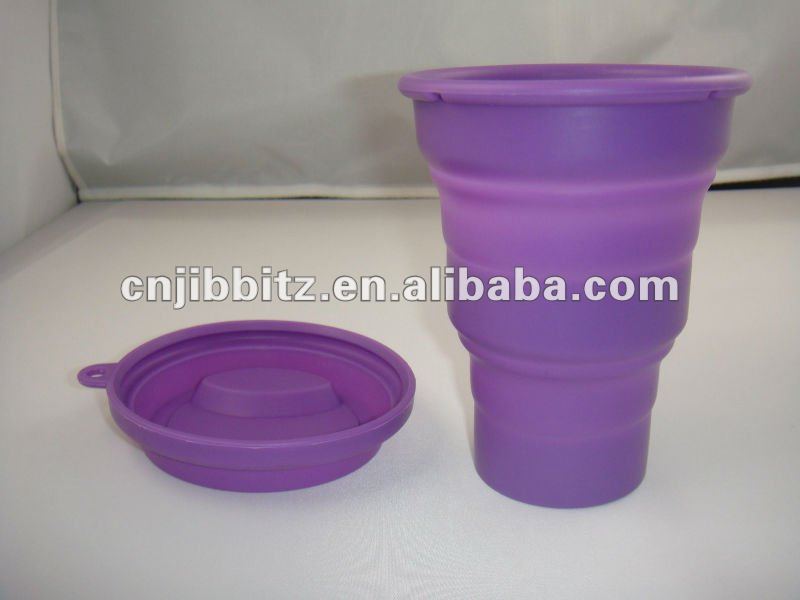 Collapsible Silicone Cup With Lid