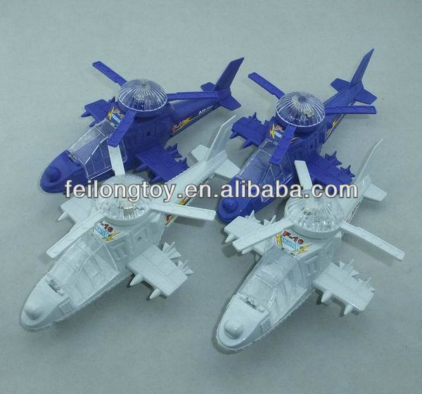 Pull line candy toy with light plane toy candy