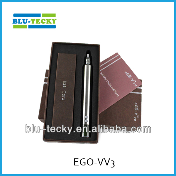 1300mah e cigarette newest type battery variable voltage ego v v3