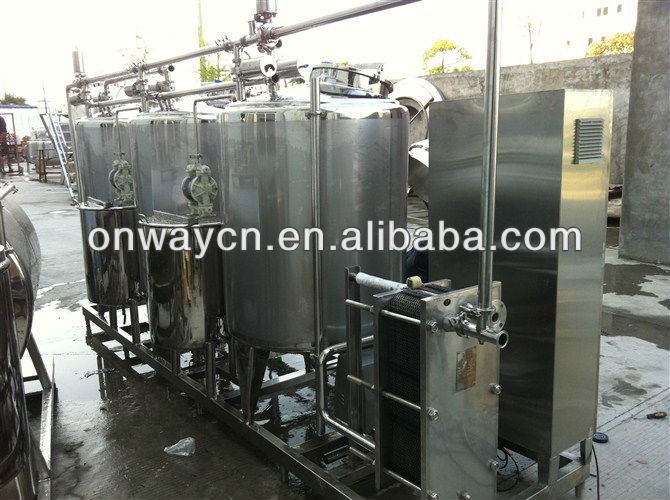CIP condenser tube cleaning system