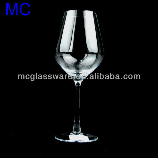 gorgeous handmade french red wine glass