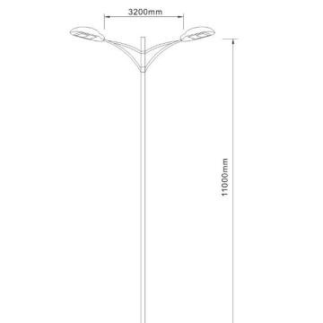 Steel Lighting Poles/Street Light Pole Brackets
