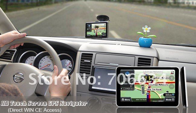 Free shipping 4GB 5 inch HD GPS 800*480 with FM& Win ce 6.0 128MDDR with 2011 IGO8 maps and supply Navitel 5.0 map for Russian
