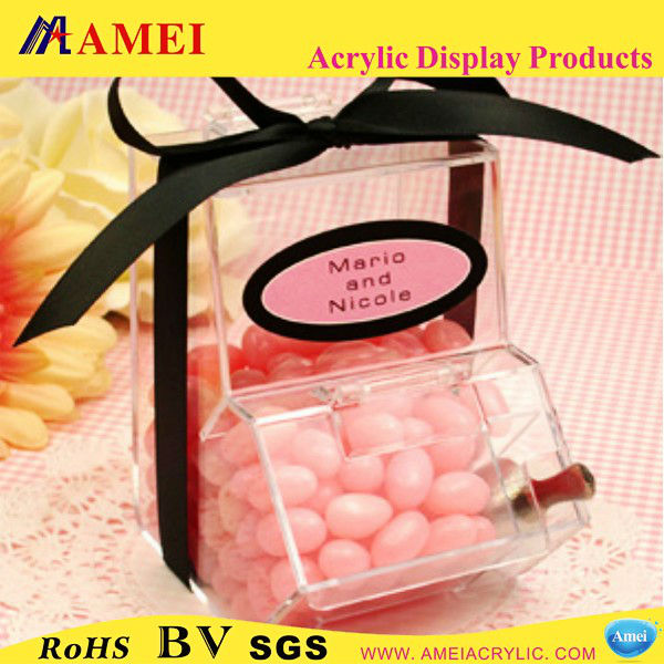 custom acrylic lollipop candy packaging box/acrylic lollipop candy