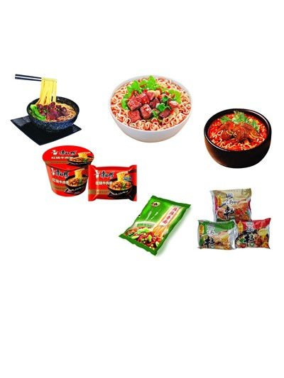automatic mini-sized instant noodle processing line