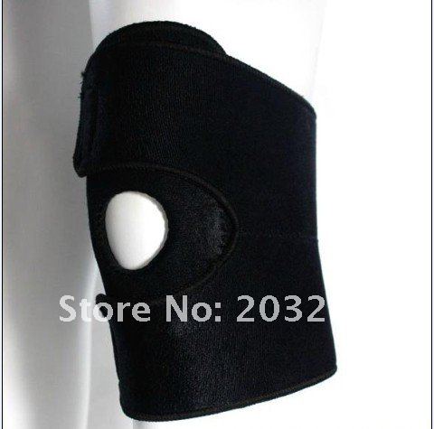 Outdoor Travel Sports Adjustable Velcro Knee Support Wrap Patella Strap Black Outdoor Travel Sports Adjustable Velcro Knee Support Wrap Patella Strap Black