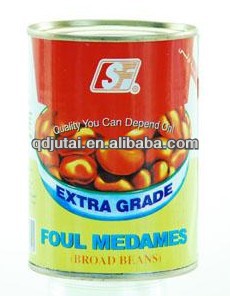Canned broad beans/ fava beans/ foul medames