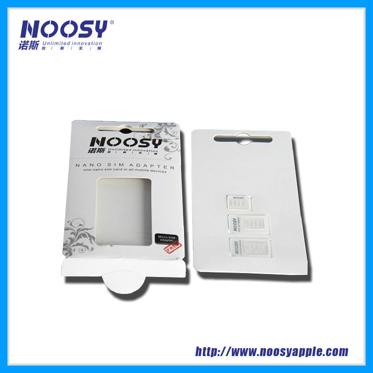 High Quality&Factory Price NOOSY Dual SIM Card Adapter for iPad/iPhone