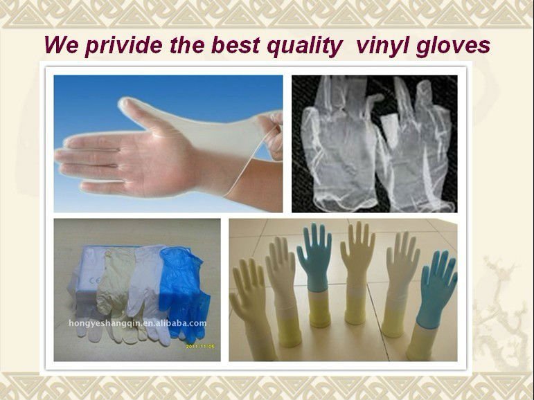 ビニール手袋清潔な/使い捨てビニール試験手袋仕入れ・メーカー・工場