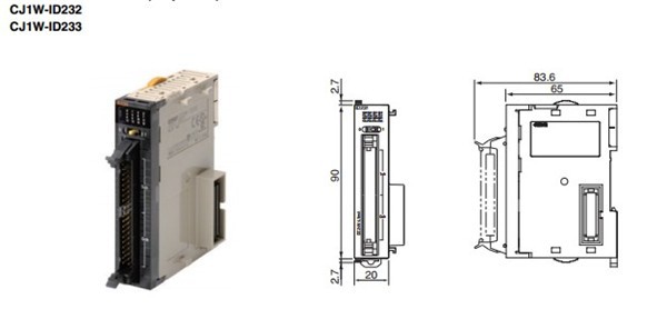 CJ1W-ID232 dimension