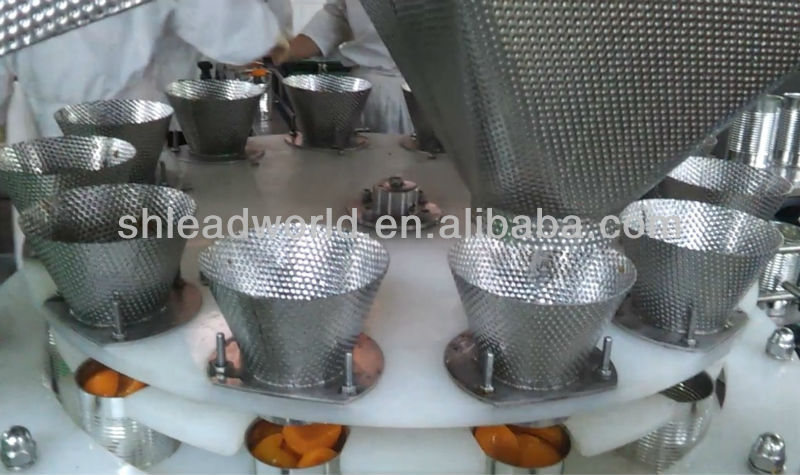 Full Automatic Canned Mushroom Production Line ( Filling Sealling and Labeling Line)
