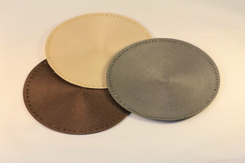 ビーズのプラスチック製プレイスマット/ラウンドテーブルマット問屋・仕入れ・卸・卸売り