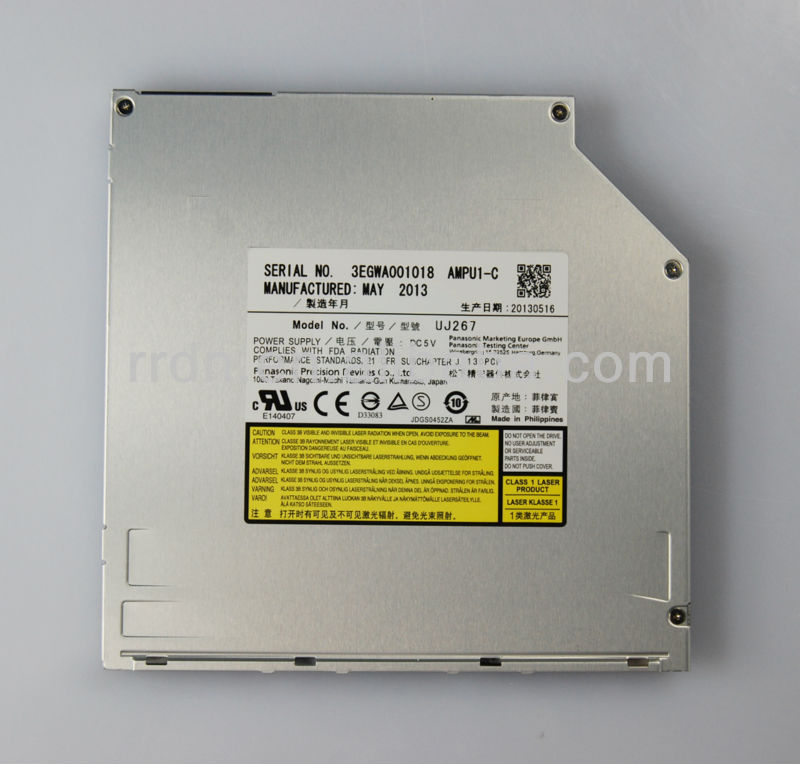 ユニボディのMacBook ProのパナソニックUJ-2679.5ミリメートル内部SATAスロット負荷ブルーレイライター問屋・仕入れ・卸・卸売り