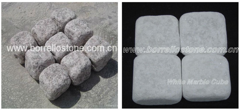 高品質の花崗岩の立方体の石を舗装するための問屋・仕入れ・卸・卸売り