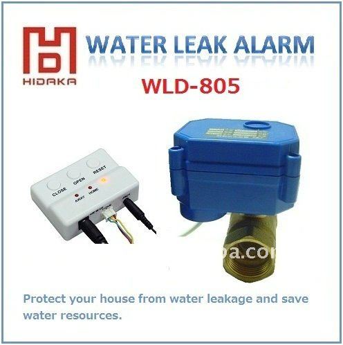WLD-805 water alarm with automatic turn off system
