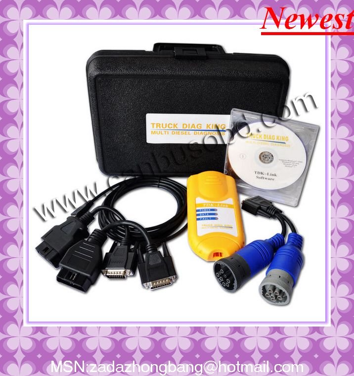 2012 Top 100% high quality Truck Diag King-Multi Diesel Diagnosis Interface USB Link Free Shipping(wholesale/retail) 2012 Top 100% high quality Truck Diag King-Multi Diesel Diagnosis Interface USB Link Free Shipping(wholesale/retail)