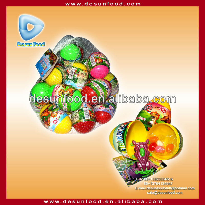 Big Suprise Egg Toy candy toy (Jelly bean+3D Tattoo sticker+Car or Plane toy)