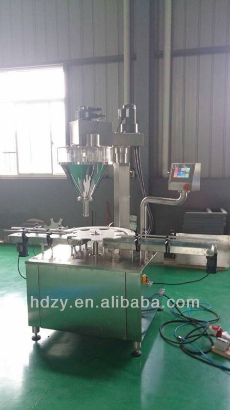 Full-Automatic Rotary cocoa powder filling machine/ Filling and packing machine/ Auger powder filler machine