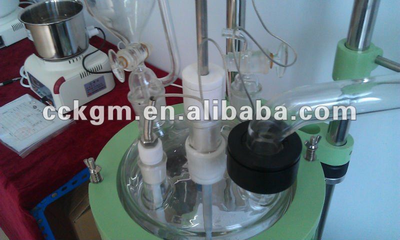 二重層3.3高いホウケイ酸ジャケット付きガラス反応器5l150l〜( 代理店募集)問屋・仕入れ・卸・卸売り