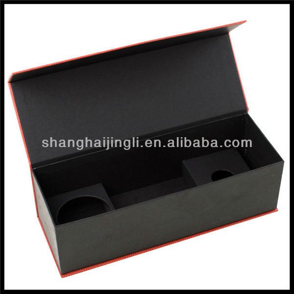 Red wine glass handmade packing boxes design