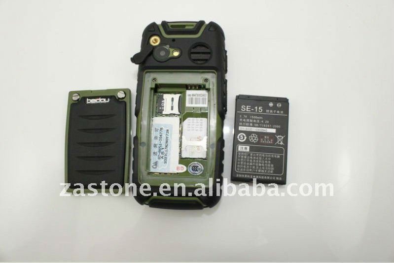 Police use waterproof GSM Walkie talkie phonecellphone UHF400-470 MHZ ...
