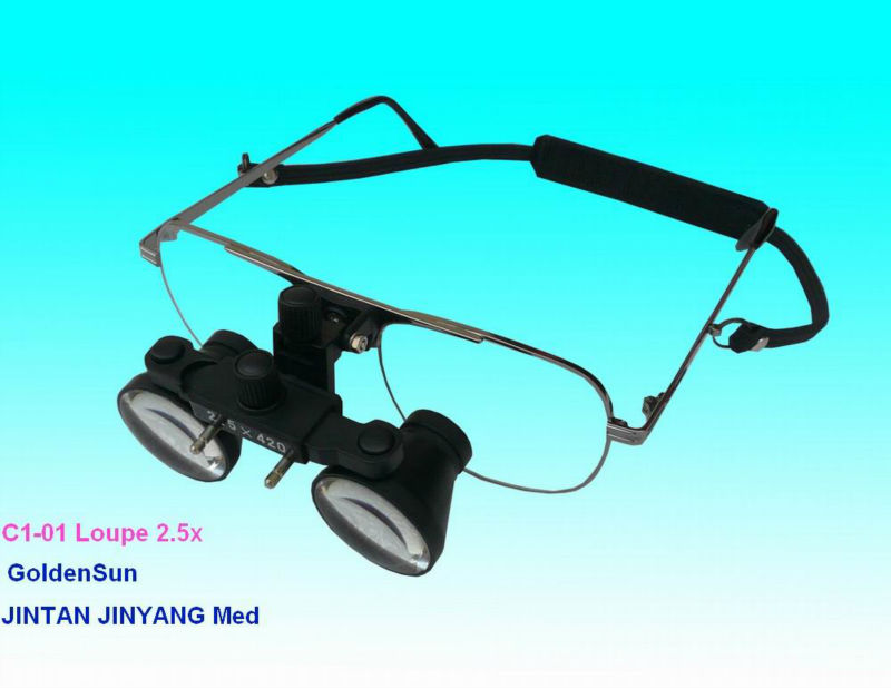 医療虫眼鏡ルーペ2.5倍眼鏡型ヘッドルーペ拡大鏡ルーペ仕入れ・メーカー・工場