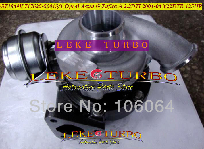 GT1849V 717625-5001S 717625-0001 860050 Opeal Astra G Zafira A 2.2DTI 2001-04 Engine Y22DTR 125HP turbocharger (2)