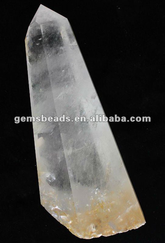 装飾のための大きく明確な水晶石水晶6sides治療ポイント問屋・仕入れ・卸・卸売り