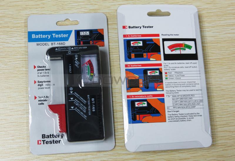 ユニバーサルバッテリーテスターbt-1681.5vと9v用ボタン電池aaaaa問屋・仕入れ・卸・卸売り