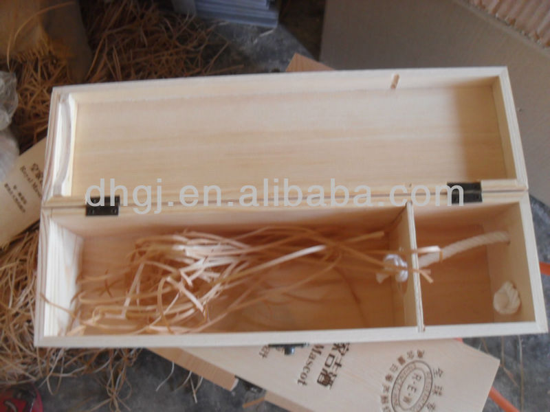 High Grade Champagne Single Bottle Wooden Wine Box