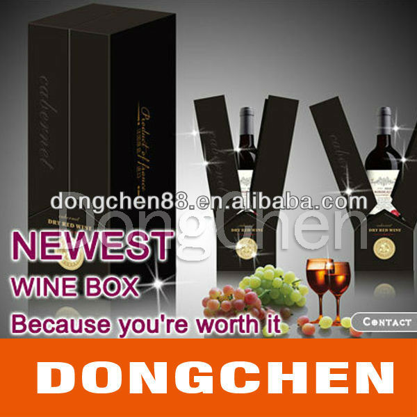 2013 Custom high Quality wine gift box,Premium Red wine box