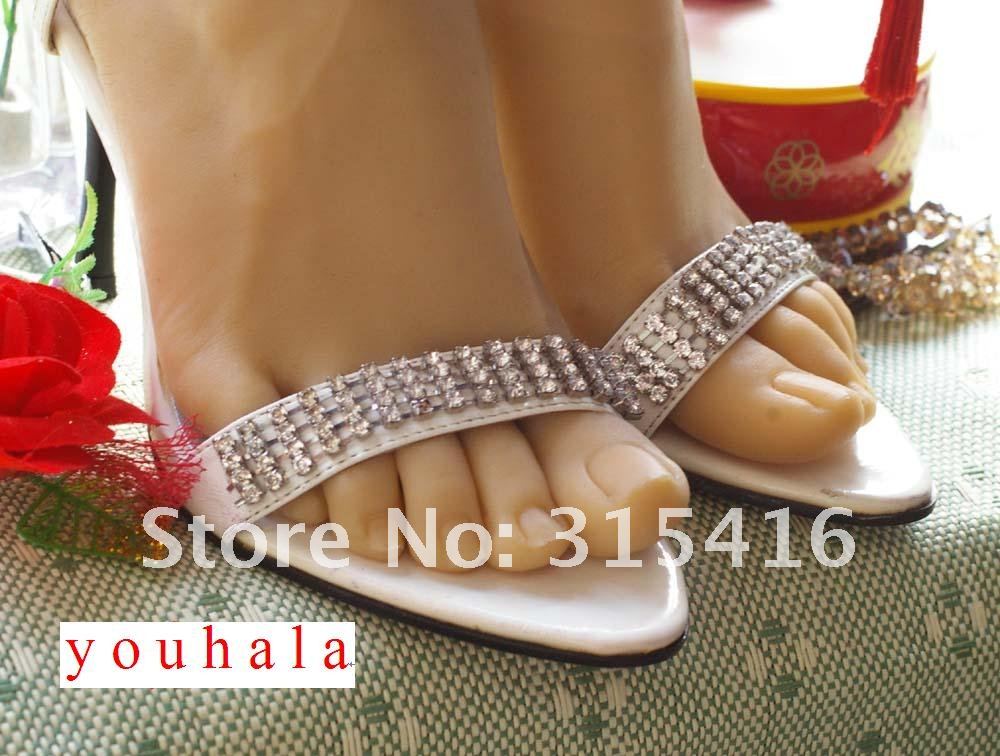 Wholesale sex product solid silicone doll Pussy Feet girls feet model shoes