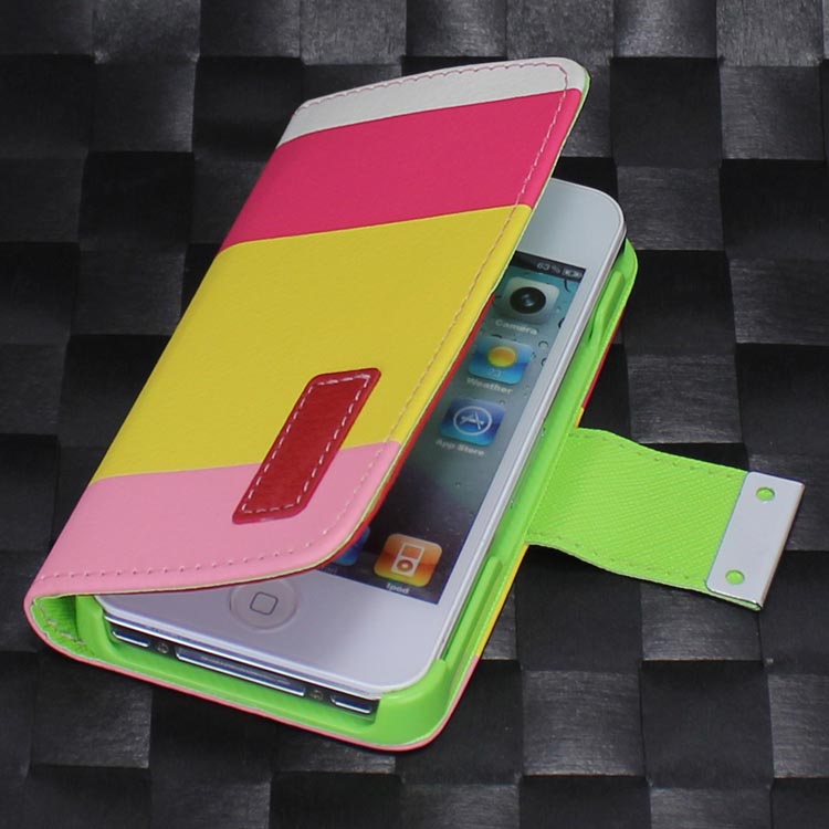 Купить стенд трехцветный сумочка чехол для iphone 4 4 g 4s столкновения ...