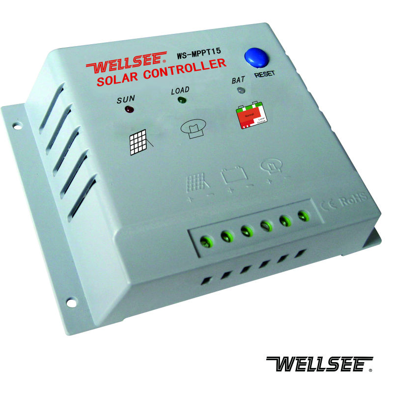 Wellseempptソーラーコントローラ10aシリーズws-mppt1510ace、 rohs認定問屋・仕入れ・卸・卸売り